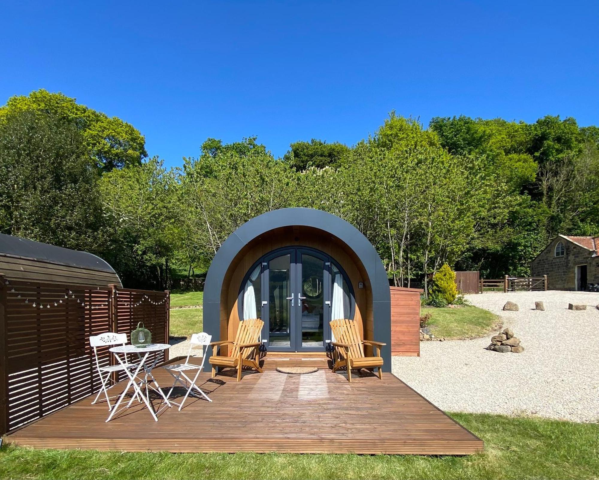 ホテル Luxury Glamping In North Yorkshire National Park & Coastal Area スカーバラ エクステリア 写真